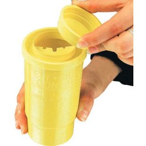 Naaldencontainer Servobox Eco Line 500 ml, hoog model 100 stuks