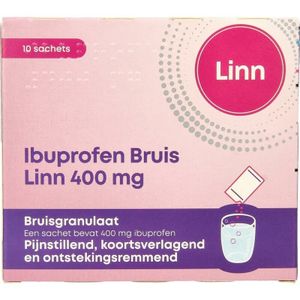 Lin Ibuprofen bruisgranulaat 400mg 10 sachets