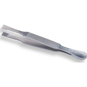 Bergh epileerpincet met schuine bek 11cm