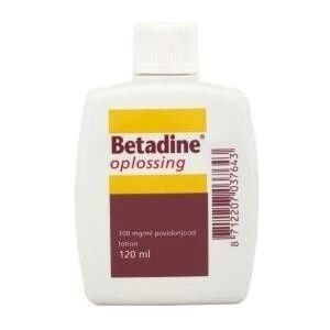 Betadine Jodium oplossing 100 mg/ml 120 ml