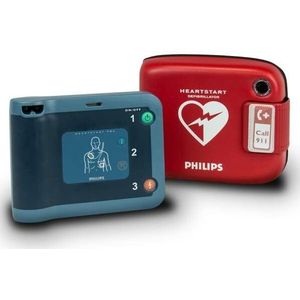 Philips HeartStart FRx AED defibrillator met Philips draagtas met kindsleutel - Portugees