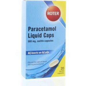 Paracetamol 500 mg Roter - 20 zachte capsules
