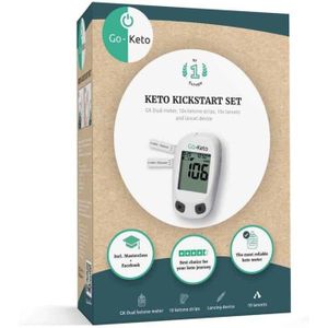 ACON Swiss Point of Care Go-Keto Ketonen Glucose Meter Kickstart Set MG/DL