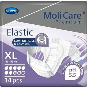 Molicare Premium Elastic 8 druppels XL paars - 14 stuks