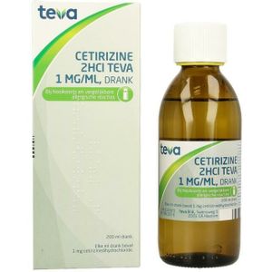 Teva Cetirizine 2HCl 1 mg/ml drank 200 ml