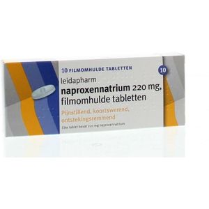 Leidapharm Naproxen natrium 220mg - 10 tabletten