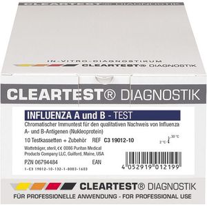 Cleartest Influenza-Test 25 Testen