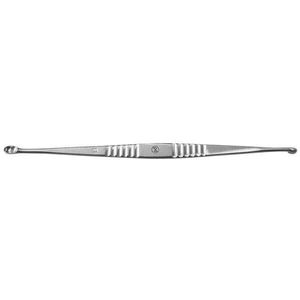 Scherpe dubbele lepel - Volkmann - disposable - 22 cm - 25 stuks