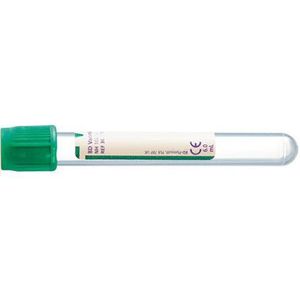 BD vacutainer - Li-Heparin (17 IU/mL) - 6 ml - 100 stuks 368886