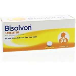 Bisolvon 8 mg - 50 tabletten