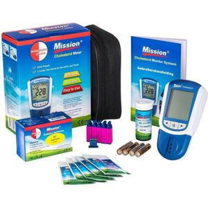 Acon Mission® Cholesterolmeter startset met 5 teststrips