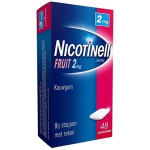 Nicotinell Kauwgom fruit 2 mg 24 stuks
