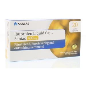 Sanias Ibuprofen liquid 400 mg - 20 stuks