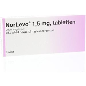 Norlevo 1.50 mg UAD Morning after pil (Alternatief voor ellaOne)