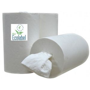 Handdoekrol Mini Coreless Centerfeed cellulose 1 lgs poetsrol - EU Ecolabel