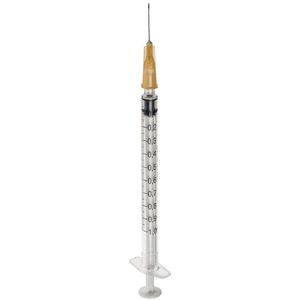 BD Plastipak Sub-Q insulinespuiten - 1ml- 26G 0.45mm x 12.7mm - 100 stuks