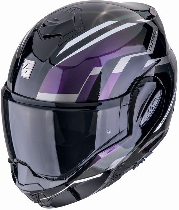 Scorpion - Exo-tech Evo - Modulaire Helm - Zwart - Kunststof