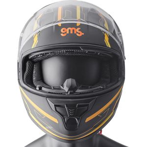 Integraalhelm - Polycarbonaat - Zwart - Met Vizier