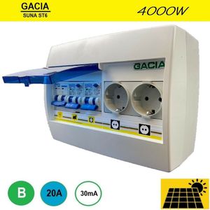 Gacia pv verdeler ST6 SUNA 4000W - 1x ALA B20 + 2x WCD
