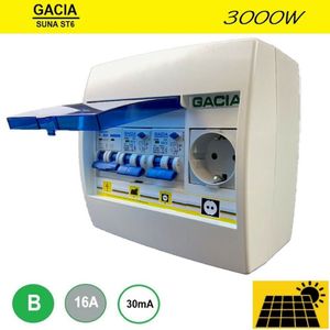 Gacia pv verdeler ST6 SUNA 3000W - 1x ALA B16 + 1x WCD