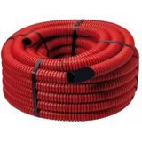Besli Mantelbuis PE 50mm prijs per rol - Rood - 50 meter