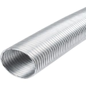 Starre aluminium ventilatieslang Ã˜ 125mm 1,5 meter