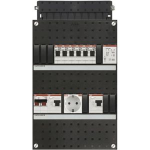 ABB busboard groepenkast 1 fase 6 groepen + beltrafo + WCD 220 x 390