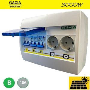 Gacia pv verdeler ST6 SUNA 3000W - 1x B16 + 2x WCD