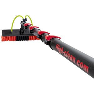 High Clean - Telescoopsteel met Borstel - Aluminium - 3,6 m - Gardena Compatibel