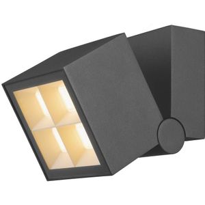 SLV Muurlamp S-Cube Antraciet