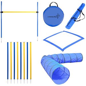 Complete agility set voor honden - 300 cm