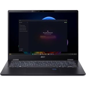 Acer TravelMate P6 14 AI Laptop | TMP614-54-TCO | Zwart
