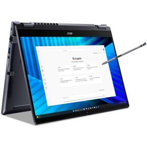 Acer TravelMate P4 Spin 14 Convertible Laptop | TMP414RN-55-TCO | Blauw