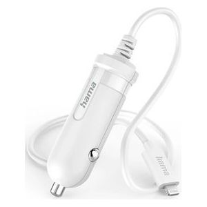 Hama Auto-oplader met Lightning-aansluiting - 5W - 1m - Wit