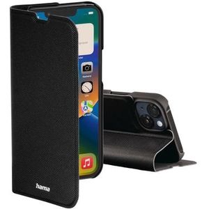 Hama Booklet Slim Pro Cover Hoesje geschikt voor Apple iPhone 14 - Pasvakjes - Magnetische sluiting - Standfunctie - Perfecte Pasvorm - Zwart