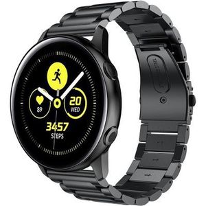 Metalen armband voor Samsung Galaxy Watch Active - Zwart