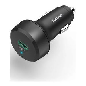 Hama Auto-snellader - USB-C PD 25W - Zwart