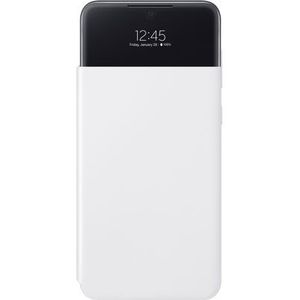 Samsung Hoesje geschikt voor Galaxy A33 - S View Wallet Cover - Wit