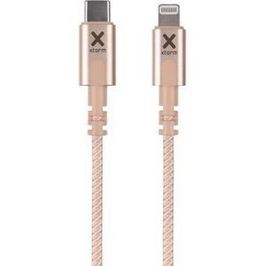 Xtorm USB-C naar Lightning Kabel - 1 meter - Goud