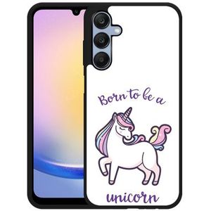 Hardcase Hoesje geschikt voor Samsung Galaxy A25 Born to be a Unicorn
