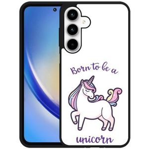 Hardcase Hoesje geschikt voor Samsung Galaxy A35 Born to be a Unicorn