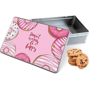 Koektrommel Donut Worry Rechthoek - Bewaarblik 20x13x5 cm