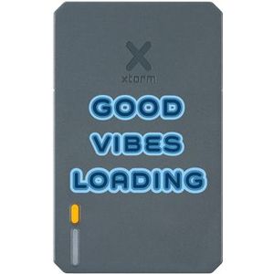 Xtorm Powerbank 10.000mAh Grijs - Design - Good Vibes