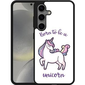 Hardcase Hoesje geschikt voor Samsung Galaxy S24 Born to be a Unicorn