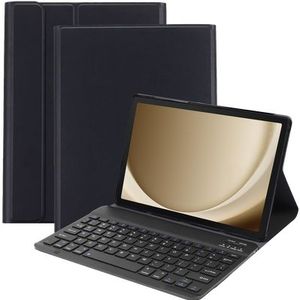 Tablet Hoes met Toetsenbord geschikt voor Samsung Galaxy Tab A9 Plus - QWERTY Bluetooth Keyboard Case - Zwart