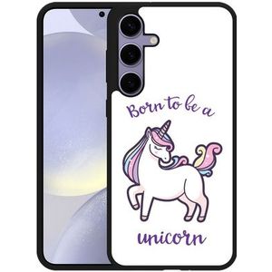 Hardcase Hoesje geschikt voor Samsung Galaxy S24+ Born to be a Unicorn