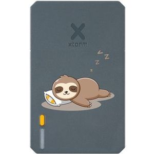 Xtorm Powerbank 10.000mAh Grijs - Design - Sleeping Sloth