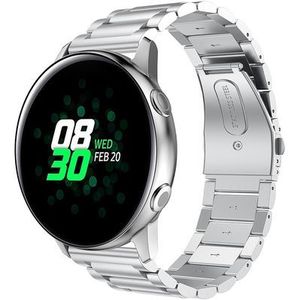 Metalen armband voor Samsung Galaxy Watch Active 2 - Zilver