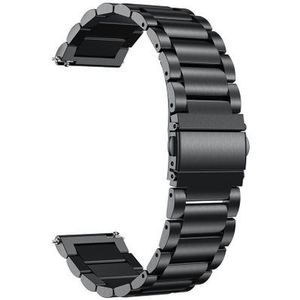 Metalen armband voor Garmin Vivomove Style 42mm - Zwart