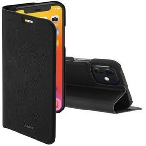 Hama Booklet Slim Pro Cover Hoesje geschikt voor Apple iPhone 12 / 12 Pro - Pasvakjes - Magnetische sluiting - Standfunctie - Perfecte Pasvorm - Zwart